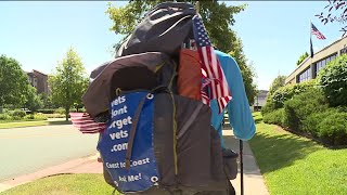 71-year-old veteran ventures across America for vet issues