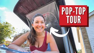Pop Top Camper Van Tour - Ultimate Vanlife Addition Austops Scenic Canvas Vwt4