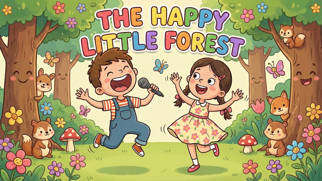 The Happy Little Forest | Kids Song | VŨ KHOAN Editor