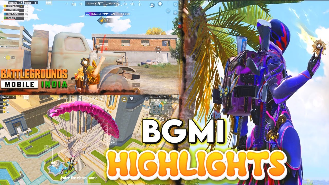🔥 INSANE BGMI Moments! Epic Kills, Skins & Parachute Drop | Best Gameplay Highlights