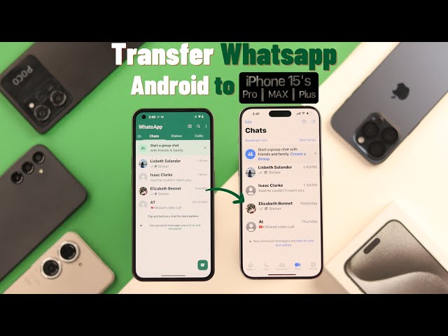 Transfer WhatsApp From Android To New iPhone 15! [Official Method] class=