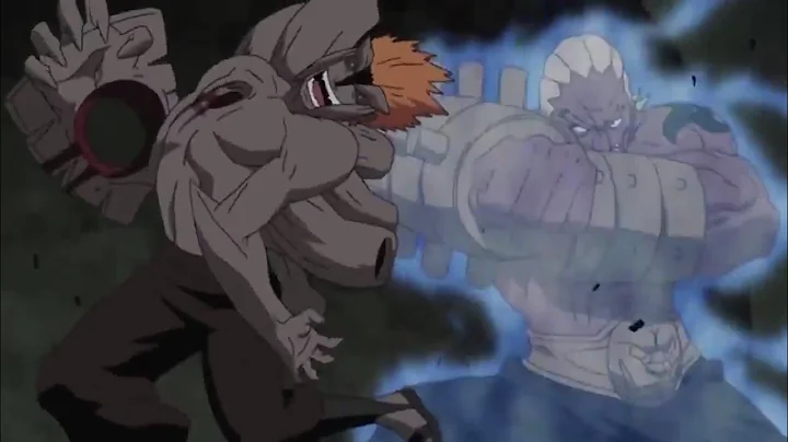 Raikage vs Jugo | Sasuke vs Five Kage FULL FIGHT (English Dub)