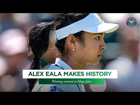 Alex Eala makes history at Wimbledon! 🇵🇭 | Winning Moment | Wimbledon 2026