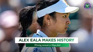 Alex Eala makes history at Wimbledon! 🇵🇭 | Winning Moment | Wimbledon 2026