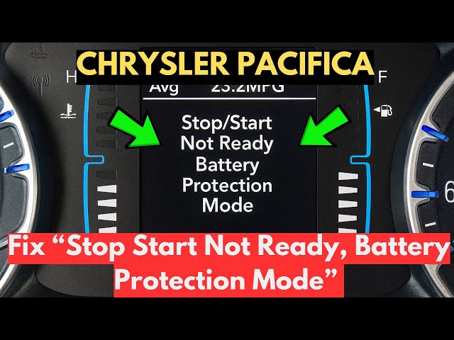 Stop Start Not Ready Battery Protection Mode: Quick Fix Guide