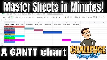 Create a Groovy GANNT Chart in Minutes | Google Sheets in Minutes!