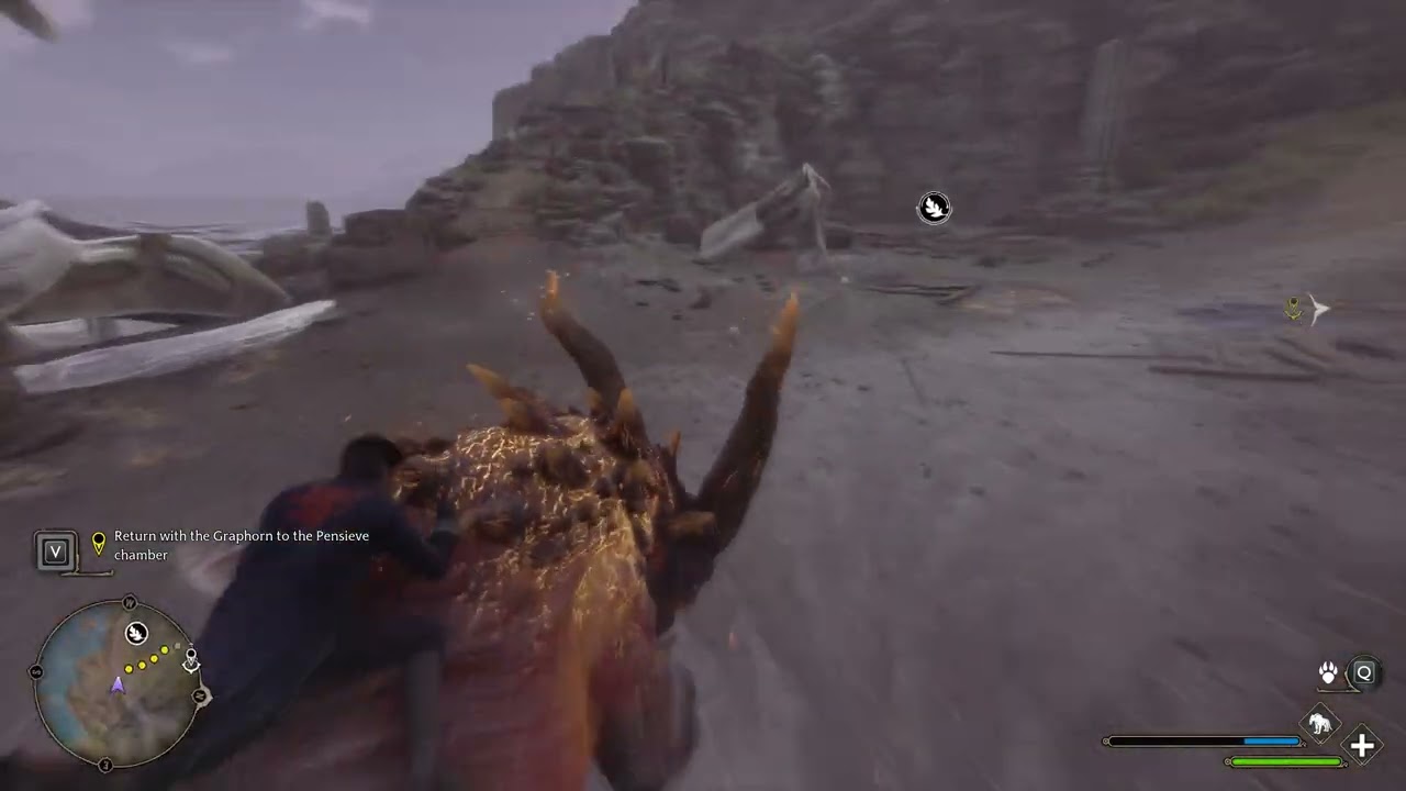 Hogwarts Legacy Graphorn Boss Fight & Taming 🐉 | Legendary Beast Gameplay Walkthrough