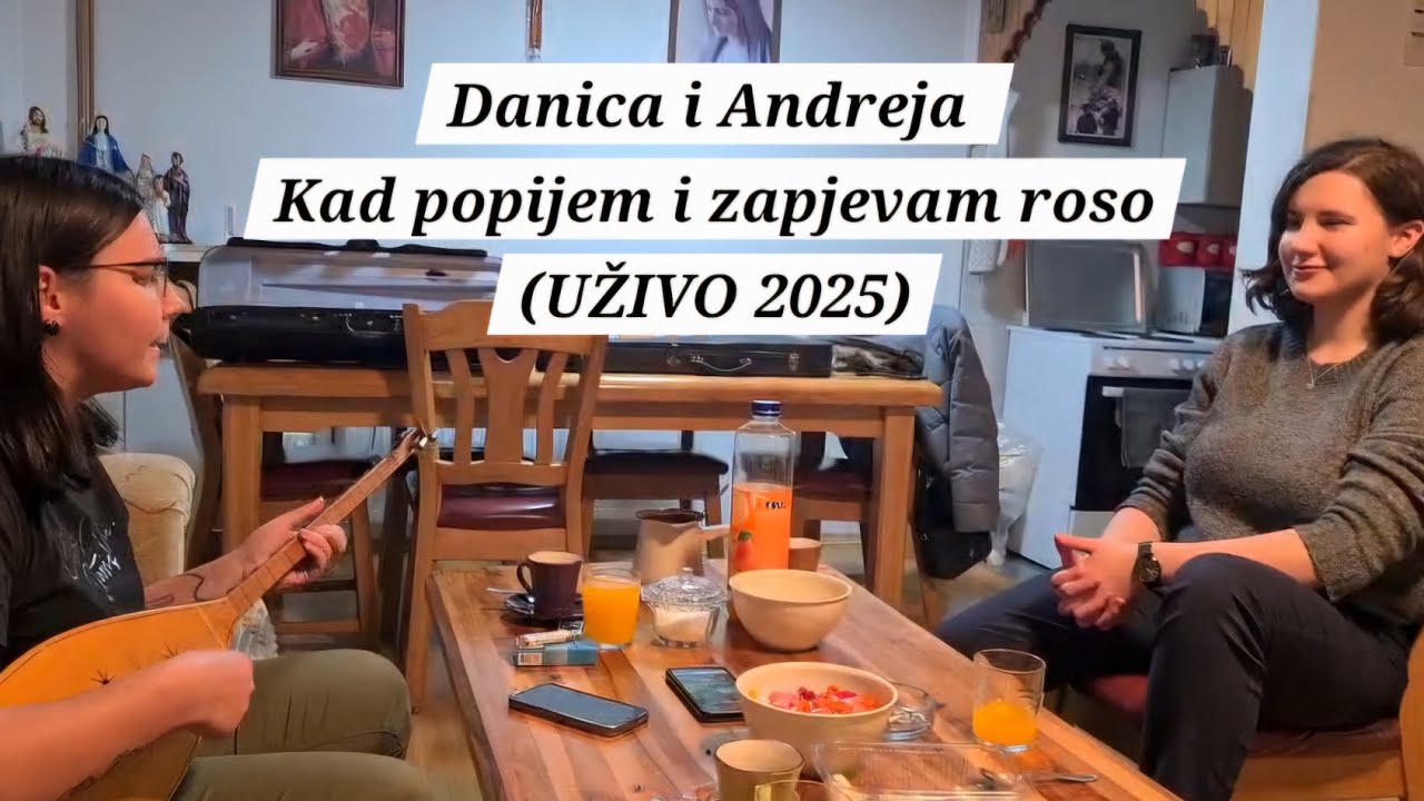 Danica i Andreja - Kad popijem i zapjevam roso (UŽIVO 2025)