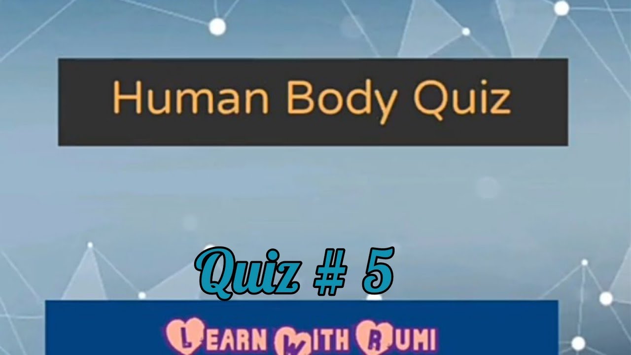 Human body Quiz / Human Body Systems, Parts and Organs - YouTube