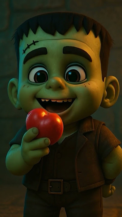 Johny Johny Yes Papa Zombie #shorts #halloween #funny #zombie #kidssongs #hooplakidz