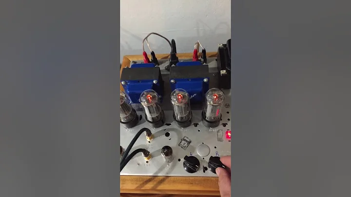 Magnavox tube amplifier modified. 6l6 hifi stereo