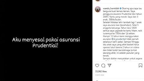 Viral Wanda Hamidah merasa menyesal pakai Prudential, Apakah polis asuransi itu penipuan ?