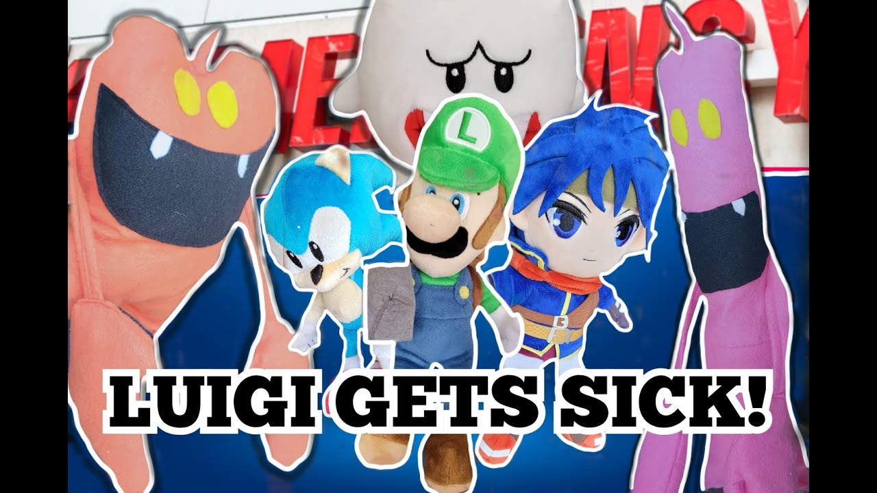 Super Plush Bros. Luigi Gets Sick!