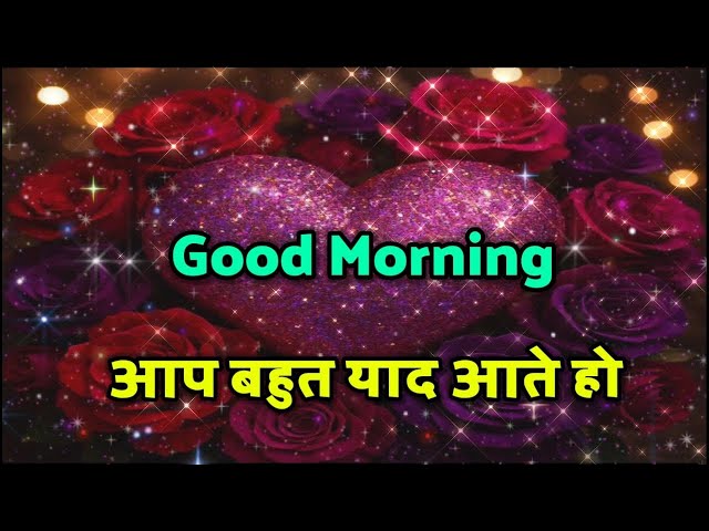 Good Morning Shayari Video ❤️ Good Morning Message 🌹 WhatsApp Status Video ❤️