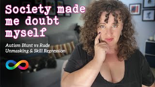 What is Autism Blunt? Unmasking Autism & Skill Regression | Lots in this video!!!
