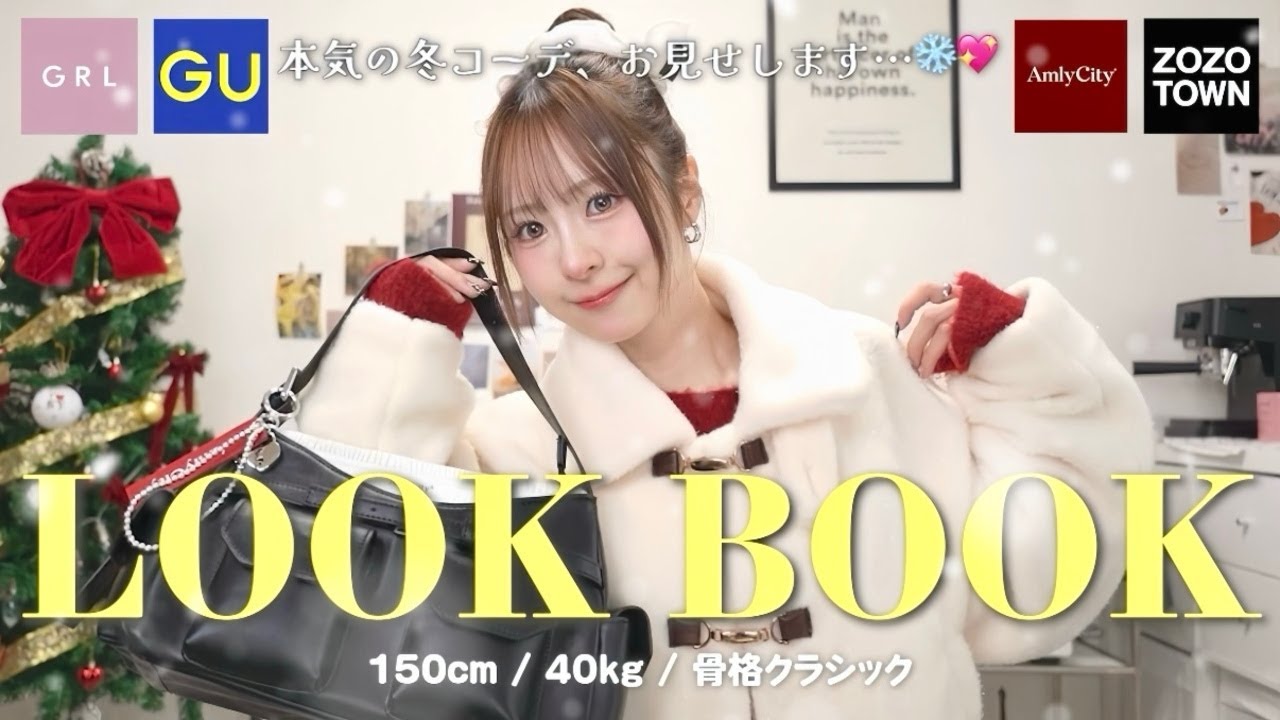 【冬コーデ】全女の子が可愛すぎて無双する！冬の本気LOOKBOOK☃️♡⋆｡˚