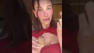 Hailey Bieber minimal makeup tutorial 🍓