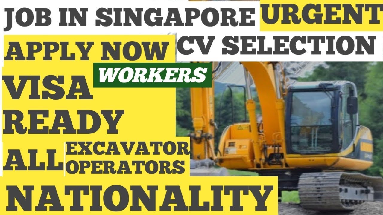 JOBS IN SINGAPORE FOR INDIAN ! SINGAPORE WORK VISA ! SINGAPORE JOB