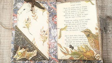 Adding the Ephemera - Envelope Journal -  Autumn / Fall Themed - Part 7 - Junk Journal