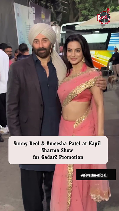 Sunny Deol & Ameesha Patel at Kapil Sharma Show for Gadar2 Promotion