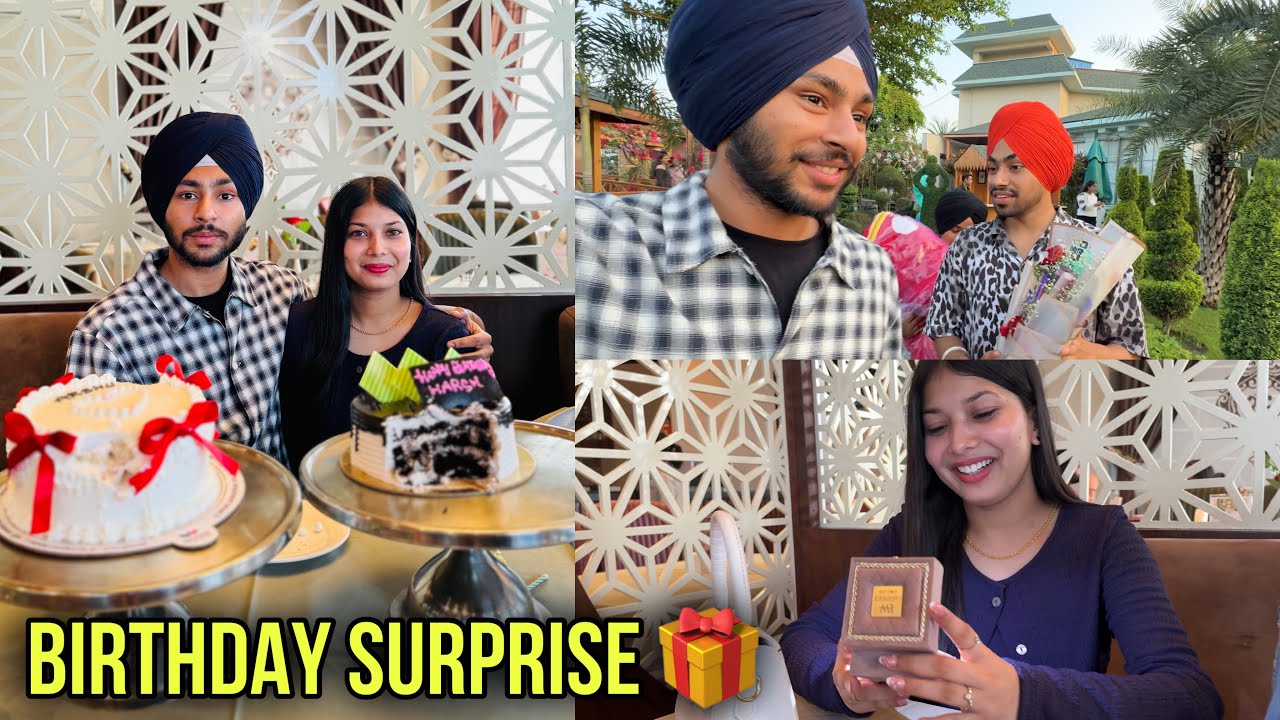 Wife Da Pehla Birthday Mere Nal😍 - Surprise Di Khushi❤️