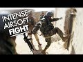 Intense Airsoft Fight