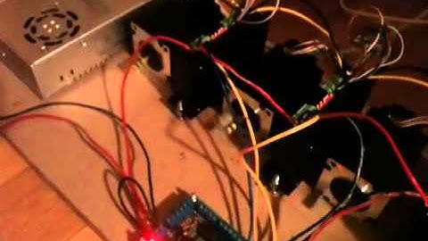 Testing 3-Axis NEMA23 CNC Kit (36V/9.7A/425oz-in/KL-4030)