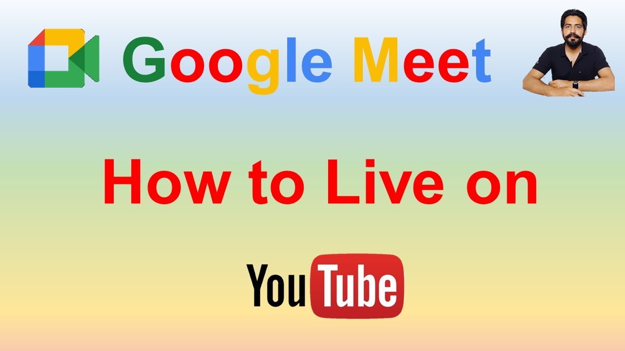 How to Live Stream Google Meet Meeting On YouTube
