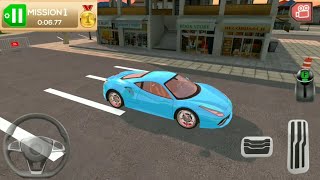 Mobil Balap Biru Ngebut Ke Tujuan | My Holiday Car screenshot 5