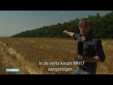 Vanaf deze plek werd de BUK-raket gelanceerd die MH17 neerhaalde