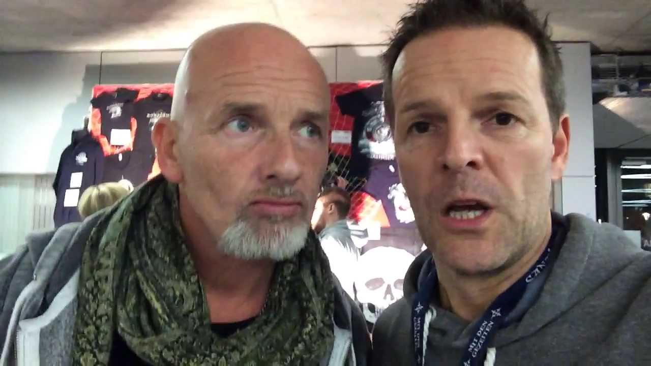 Santiano backstage in Oldenburg