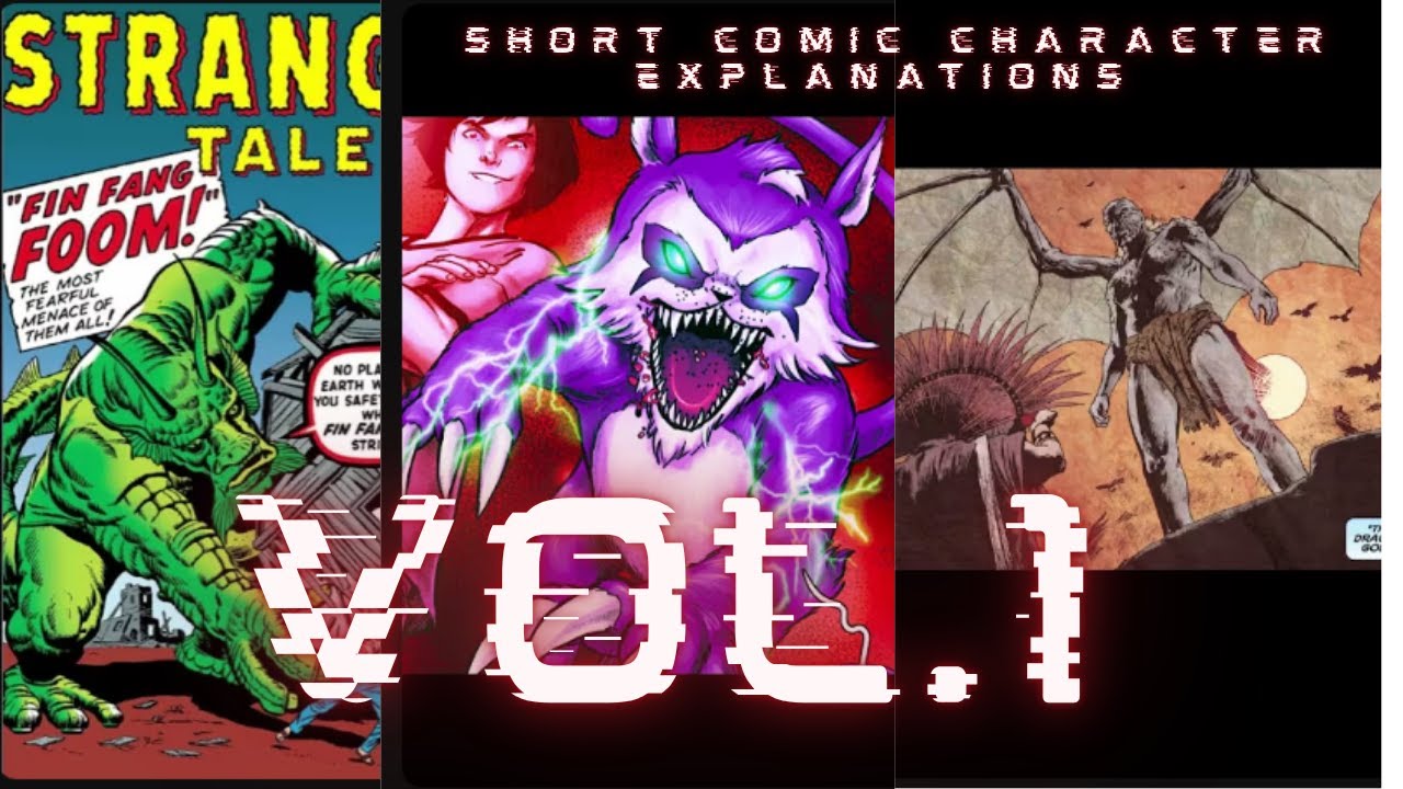 short comic character explanations vol 1 - YouTube