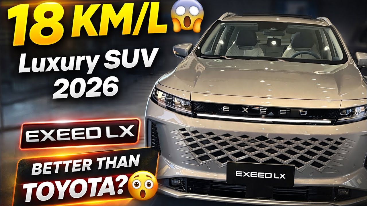 Exceed Rx 2026 Exeed LX 2026 Review 🔥 18 KM/L Luxury SUV #exeed #cars #chinesecars # ...