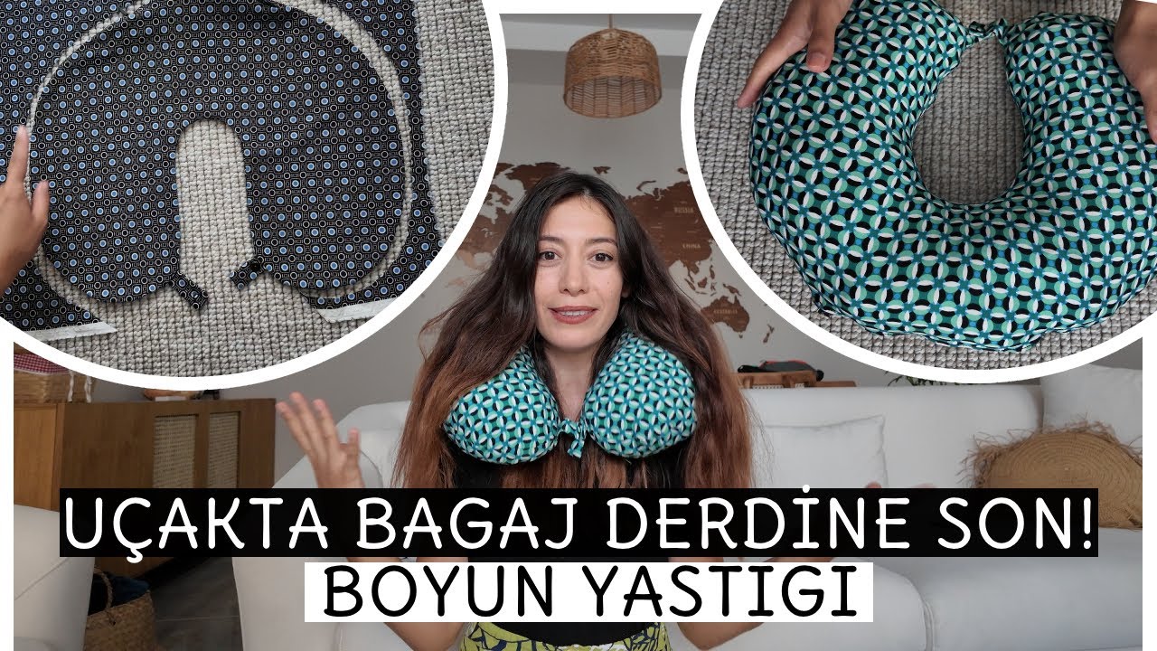 Uçakta Bagaj Derdine Son | Seyahat Edenler İçin Pratik Çözümler | Boyun Yastığı