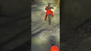 Loved building these bikes! #dirtbike #snow #sendit #winter #skidoo #build #offroad #snowdrift
