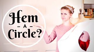 How to Hem A Circle Skirt - The Perfect Way (+ eBook for 5 other ways!)