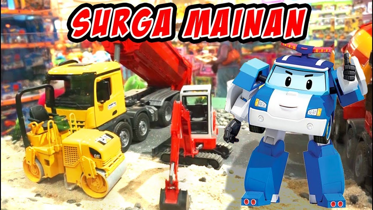 Let's play with Robocar Poli Tayo bus and Pororo car toys, Poli car wash, harbor, and town playset t. 