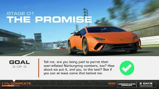 Without assists Real Racing 3 Huracan Gameplay