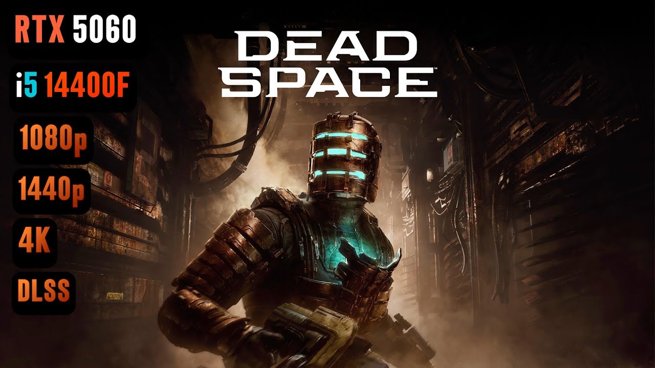 Dead Space Remake RTX 5060 FPS TEST | RTX 5060 & i5 14400F Benchmark 1080p/1440p/4K