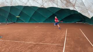 Backhand+inside out forehand drill