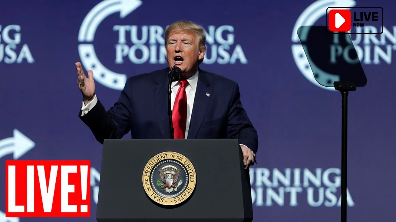 BREAKING: President Trump Speaks at Turning Point Believers Summit ...