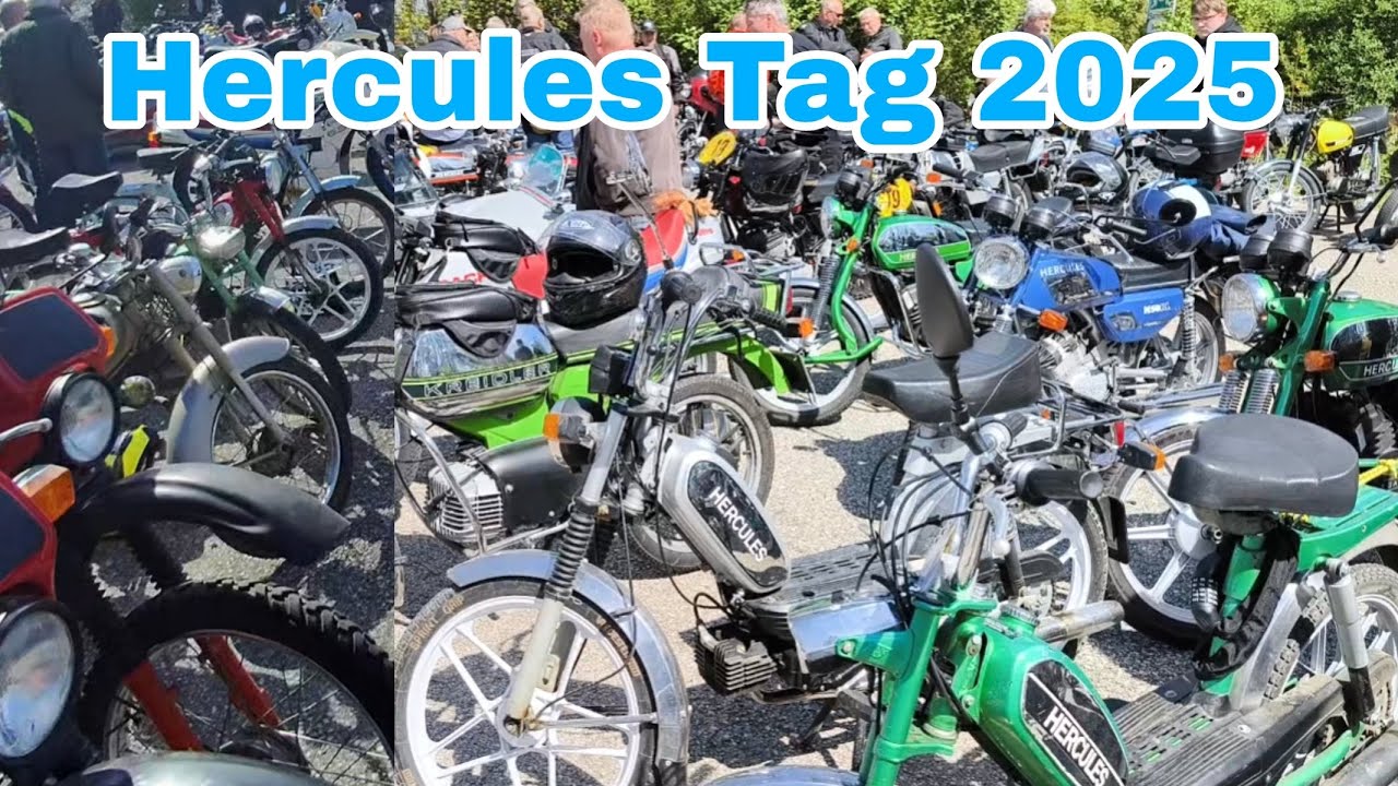Hercules Tag 2025 VLOG Nürnberg Moped Treffen