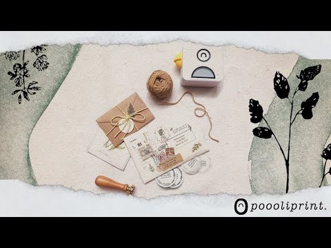 Poooli DIY - Journaling with Poooli Thermal Printer "My Favorite Snacks"