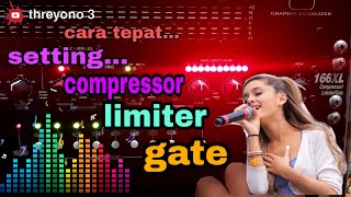 How to Properly Set Up the dbx 166XL || Gate Limiter Compressor