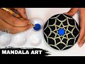 Mandala Art Dot Painting Rocks Painted Stones | How to Paint Mandala for Beginners Tutorial #mandala