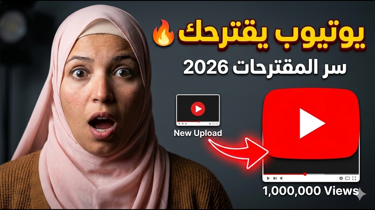 ازاي تخلي فيديوهاتك تظهر مقترحة وتجيب ملايين المشاهدات-سر خوارزمية اليوتيوب الجديدة2025