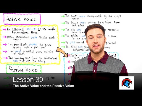 Leçon 39 (نسخه انگلیسی): Active Voice و Passive Voice