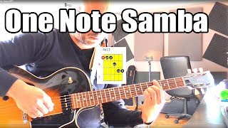 One Note Samba (A.C Jobim) - Guitar Arrangement With Chord Diagrams