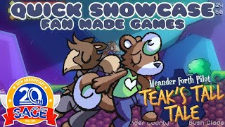 Meander Forth: Teak's Tall Tale Plus Gameplay - SAGE 20th by Demondra X - Second Channel 35 views 3 years ago 17 minutes