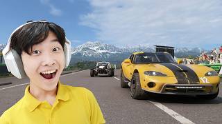Yejun's Forza Horizon 6 Racing Game Play - Driving With Super Cars